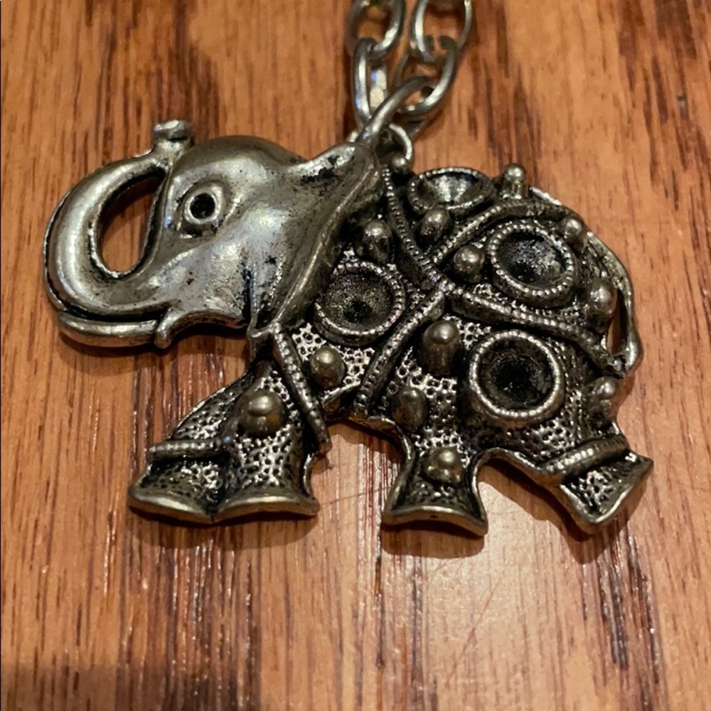 Long Elephant Necklace